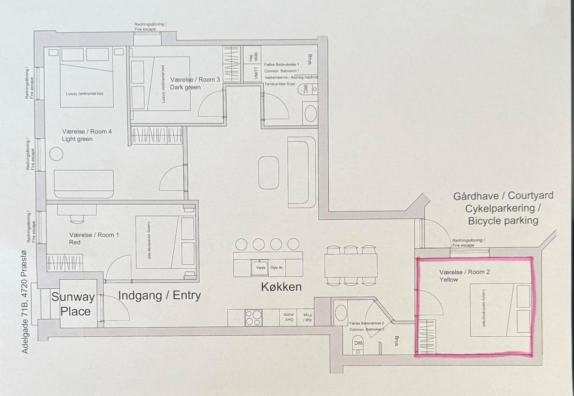 Sunway Place Lägenhet Præstø Exteriör bild